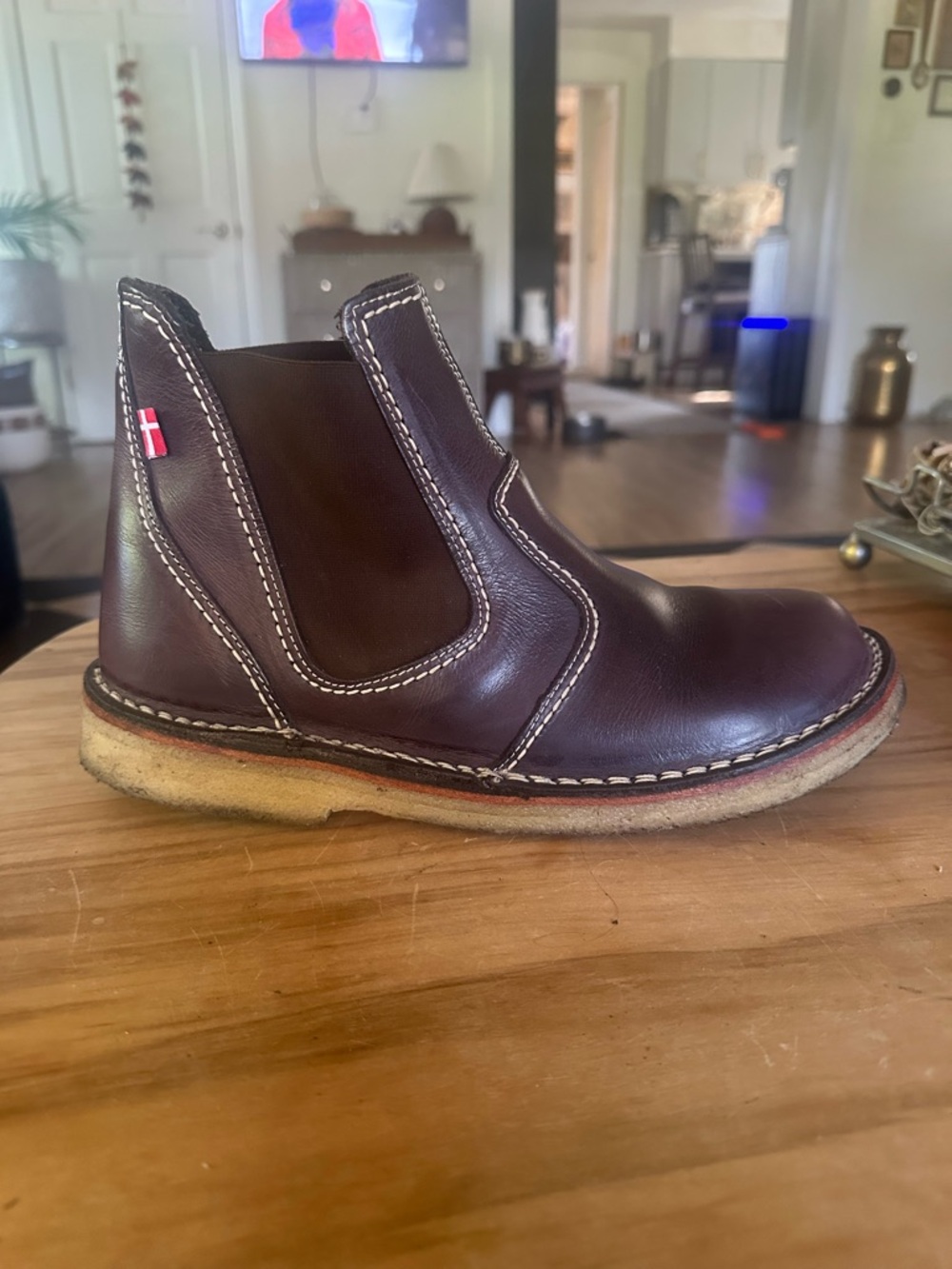 Danish Duckfeet Roskilde boots Size 44 US 11 leather used like new